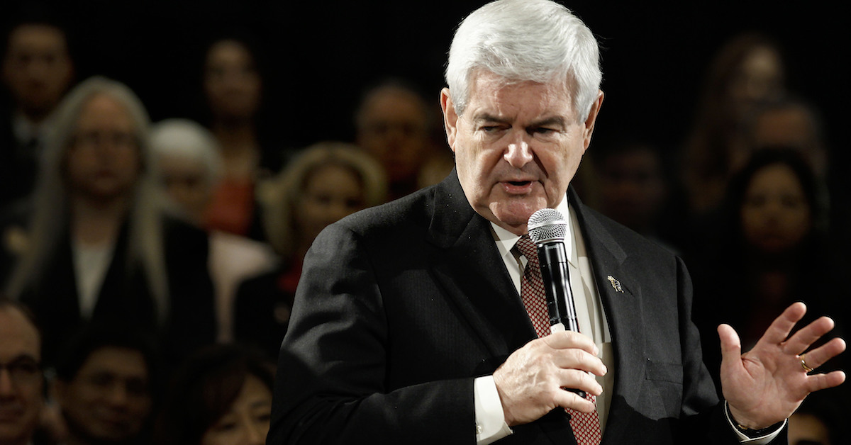 Newt Gingrich Offers Mike Johnson Advice