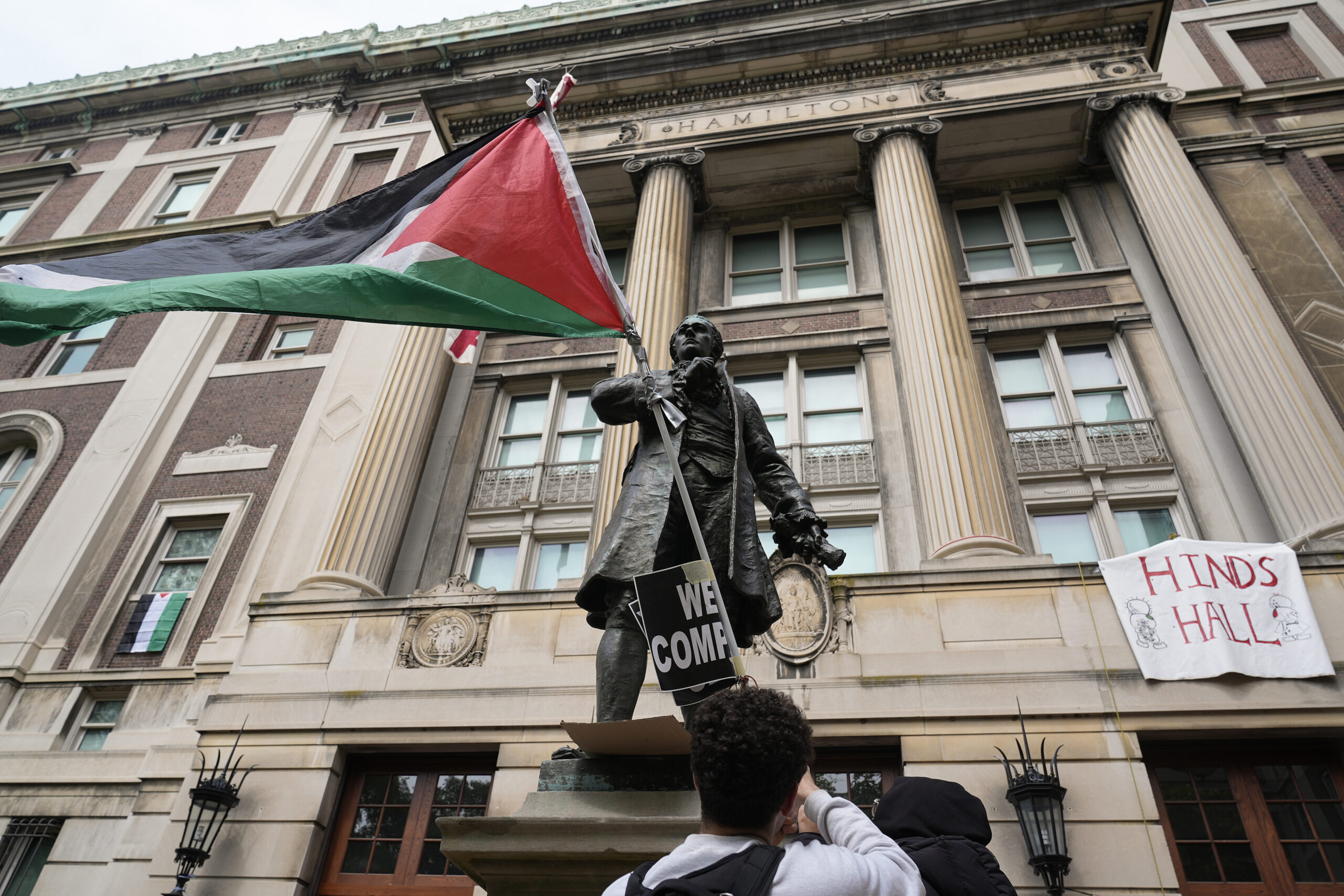 Palestinian flag at Columbia University