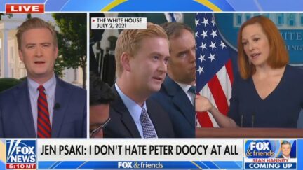 Peter Doocy Responds to Jen Psaki Saying She Never Hated Him