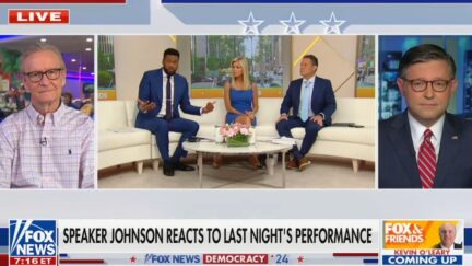 Lawrence Jones Asks Mike Johnson About 25th Amendment Following Biden Debate