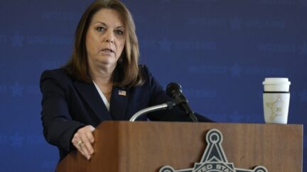 FILE - U.S. Secret Service Director Kimberly Cheatle speaks during a Republican National Convention security news conference, June 6, 2024, in Milwaukee.
