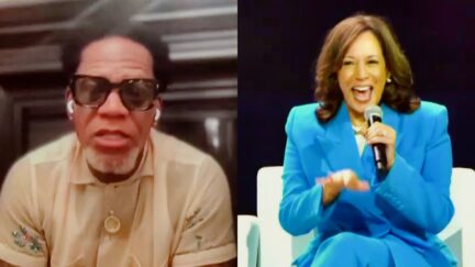 DL Hughley Gives Blistering Response To Ex-Trump Aide Who Called Kamala Harris 'Colored DEI Hire'