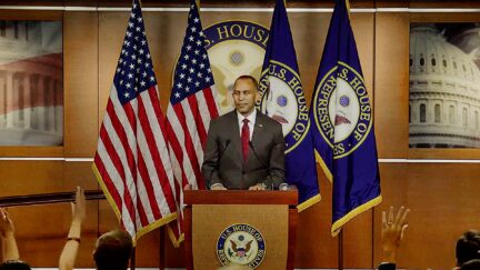 Hakeem Jeffries Shuts Down Reporter Asking What Happens If Biden 'Fails To Deliver' At Presser