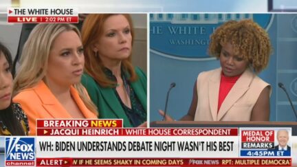 Karine Jean-Pierre and Fox Reporter Throw Down Over Biden Debate Performance