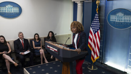 Karine Jean Pierre Responds to Trump's Harris Insults