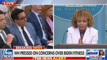 Karine Jean-Pierre and Reporter Get Into Fiery Exchange at WH Presser