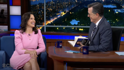 Stephen Colbert Teases Whitmer About 'Slender' Book and Presidential Talk