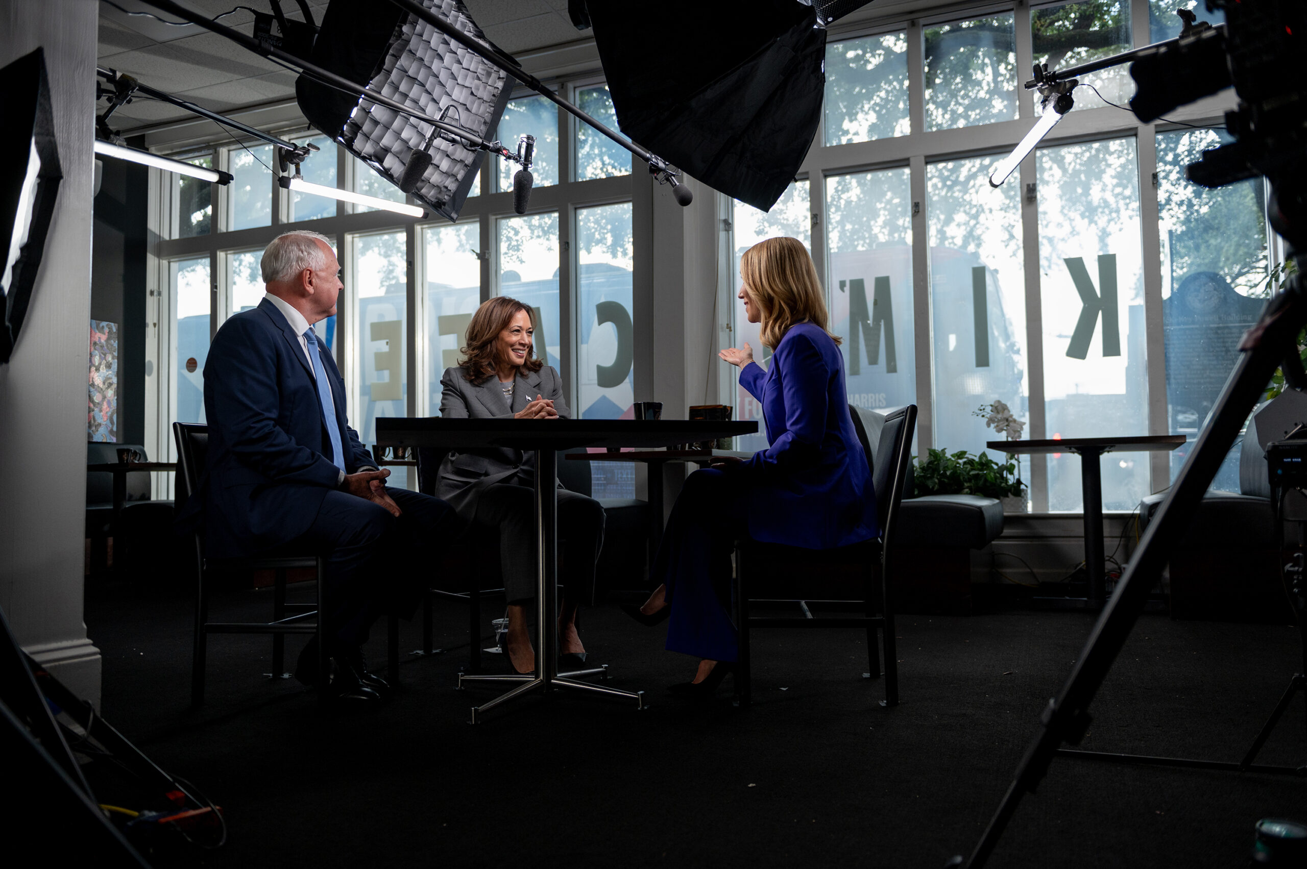 Tim Walz, Kamala Harris, Dana Bash