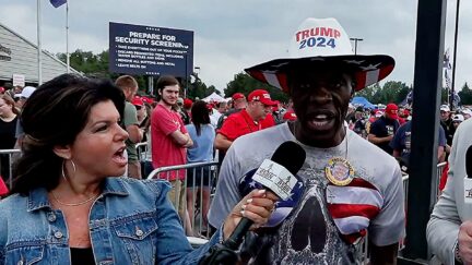Trump Fan At Rally Rants 'Mr. Trump They Fired Me' Because 'They Are Running A DEI Operation'