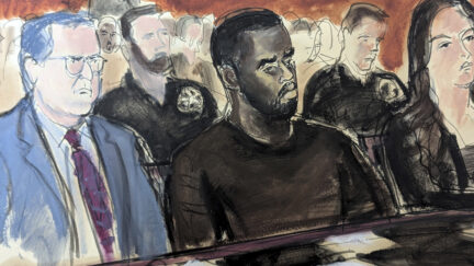 Courtroom sketch of Sean Diddy Combs