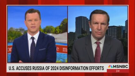 Willie Geist and Chris Murphy