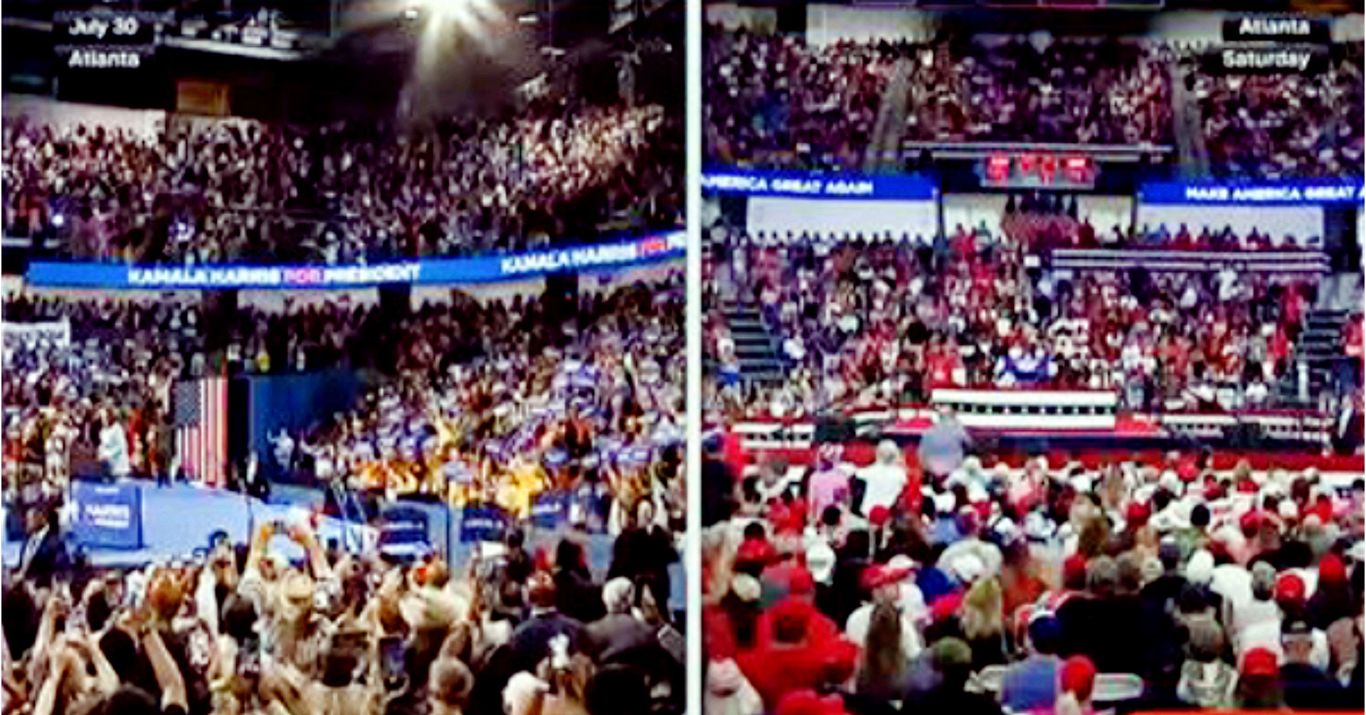 NY Times Torpedoes Trump Crowd Size Complaints With Deep Study Of Trump And Kamala Harris Rallies