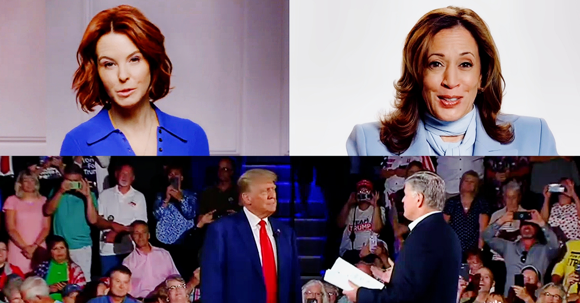Not Like The Other MSNBC Scores ONE Kamala Harris Interview — While Trump Gets Fawning Fox News Chats On The Reg