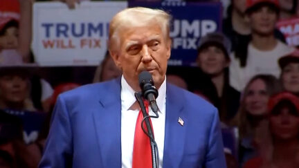 Donald Trump at 10-27 NYC MAGA Rally at Madison Square Garden - via screenshot