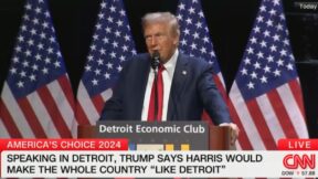 Trump in Detroit