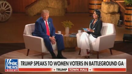 Trump and Harris Faulkner