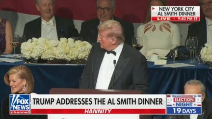 Trump at Al Smith Dinner