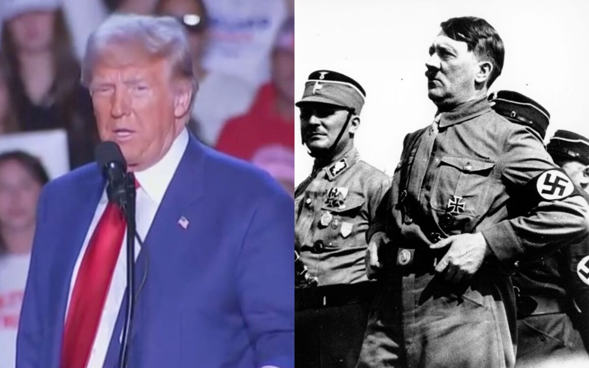 Donald Trump and Adolf Hitler