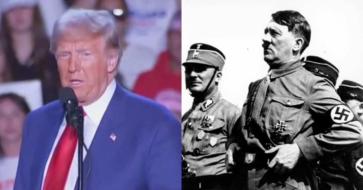 Donald Trump and Adolf Hitler