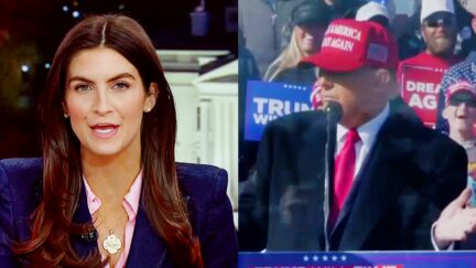 CNN's Kaitlan Collins Stunned By Trump Fans Laughing At 'Shoot Through' Media Rant — And Trump Campaign's Cleanup Effort-2024-11-03