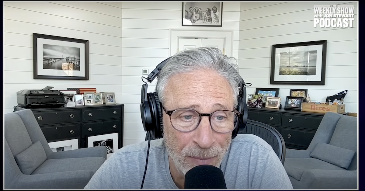 Jon Stewart Accuses MAGA of Fake Patriotism 