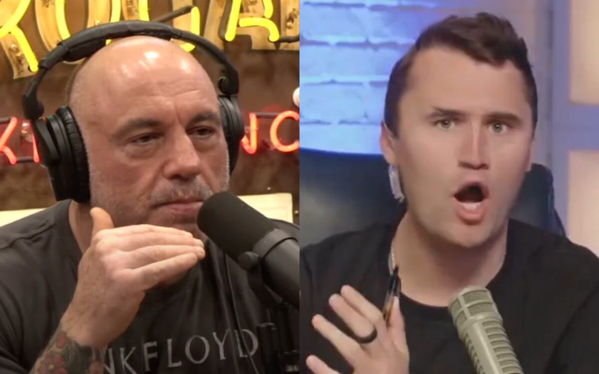 Joe Rogan and Charlie Kirk