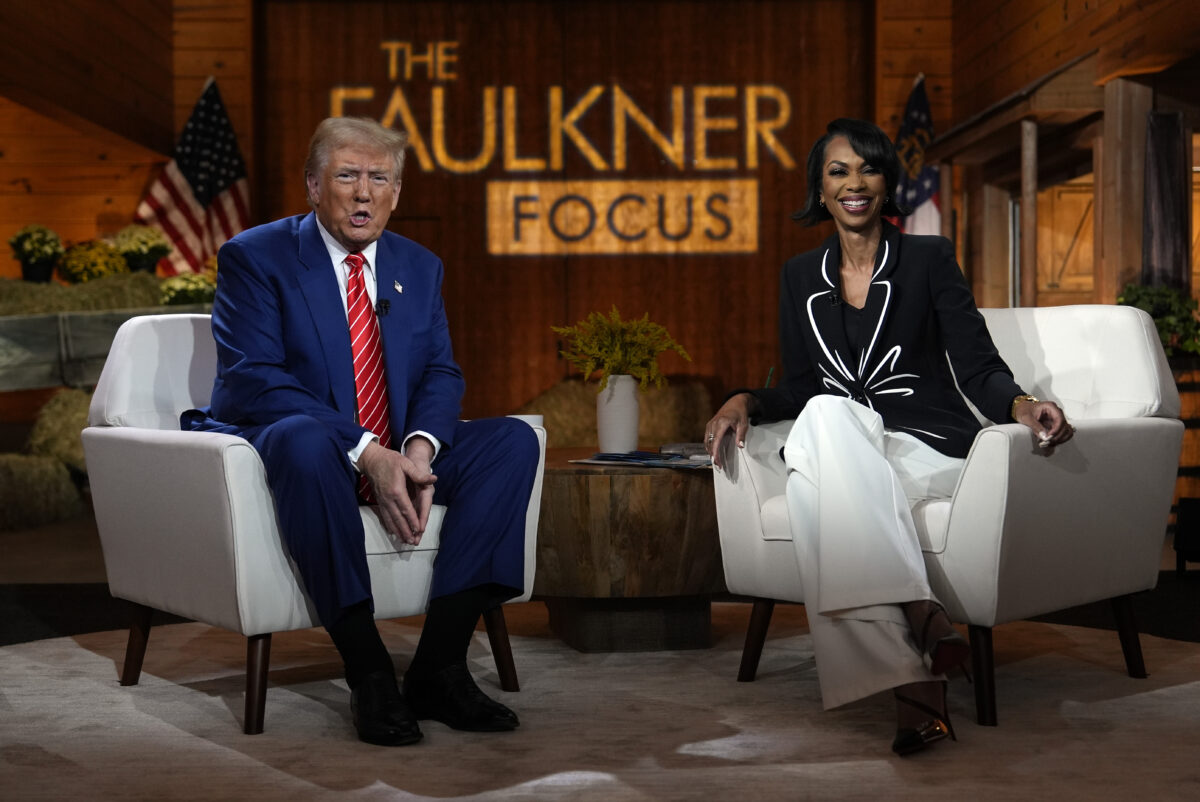 Trump and Harris Faulkner