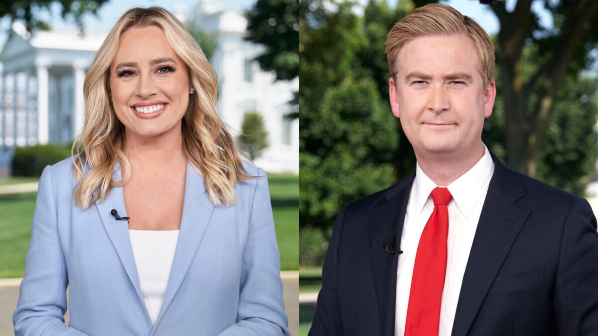 Jacqui Heinrich and Peter Doocy