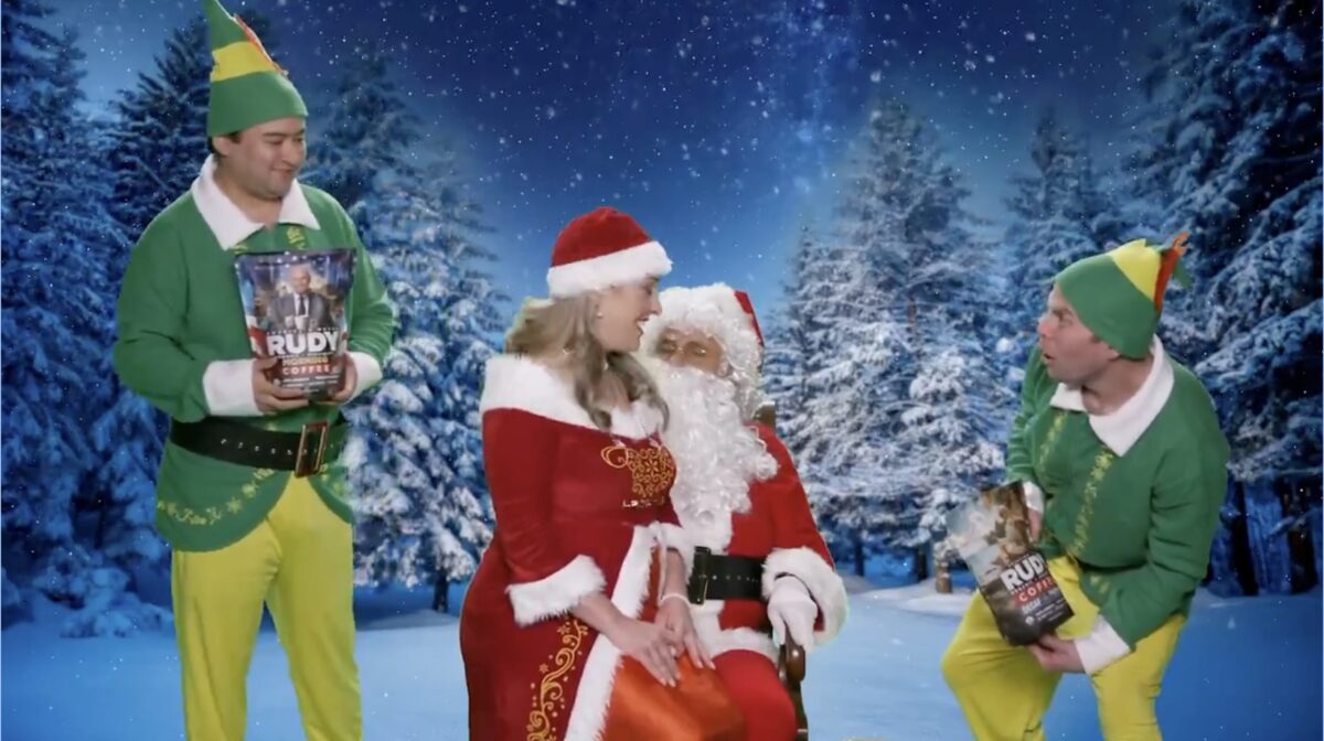 WATCH: Rudy Giuliani Dresses as Santa Claus in Utterly Bizarre Ad for His Coffee Company