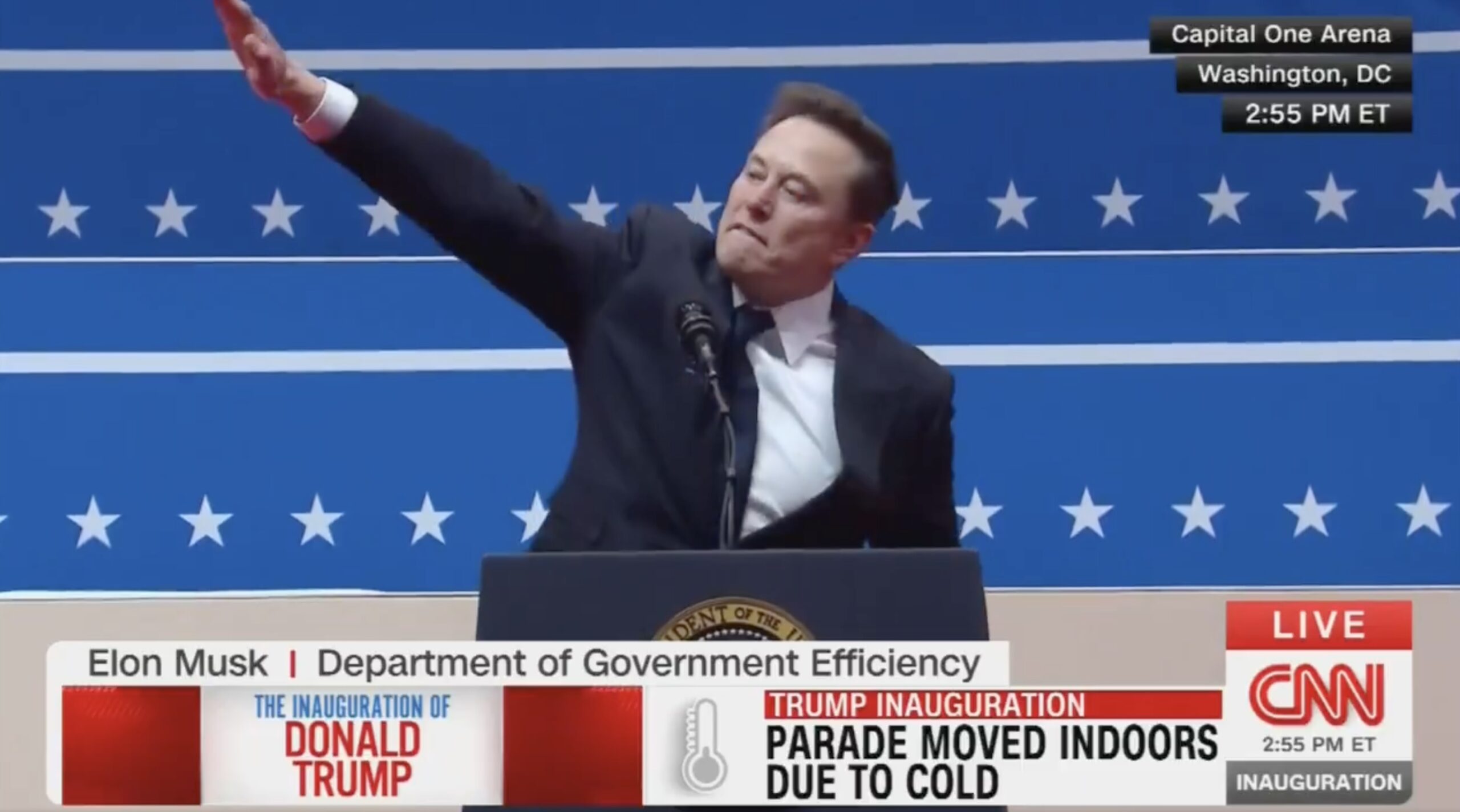 ADL Says Elon Musk’s ‘Awkward Hand Gesture’ Was ‘Not a Nazi Salute,’ Just ‘A Moment of Enthusiasm’