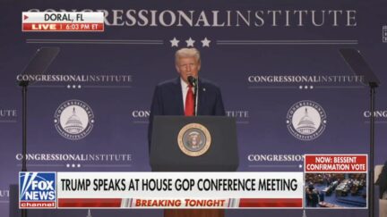 Donald Trump speaks at GOP conference in Doral, Florida