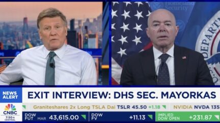 Joe Kernen Presses Mayorkas on Border Policy
