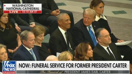 Bill Hemmer Notices Trump and Obama Chumming It Up At Carter Funeral