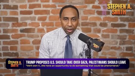Stephen A. Smith reacts to Donald Trump's comments on Gaza