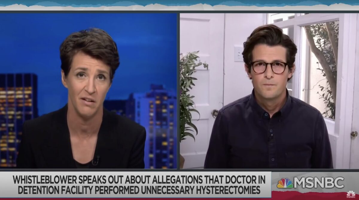 Rachel Maddow and Jacob Soboroff