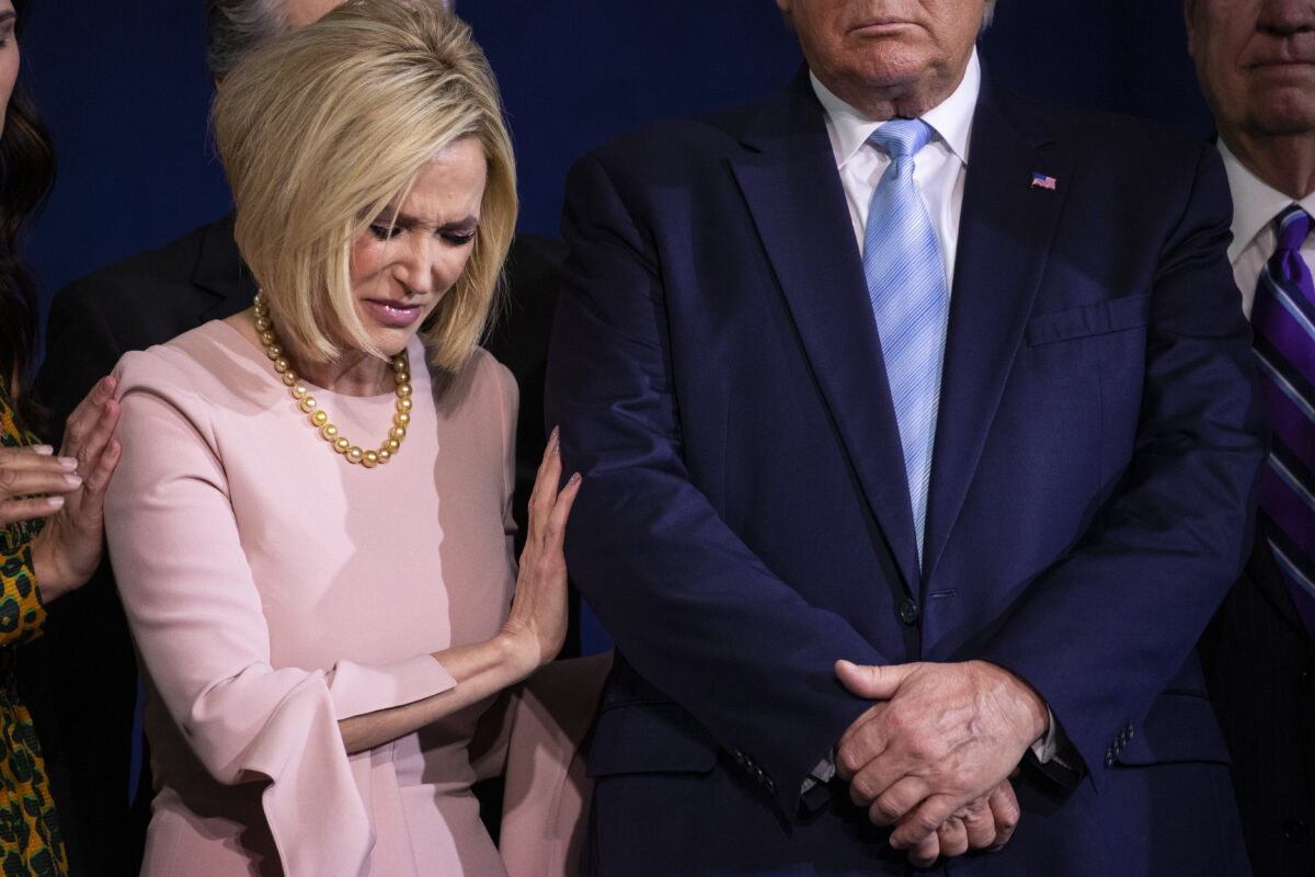 Paula White and Donald Trump