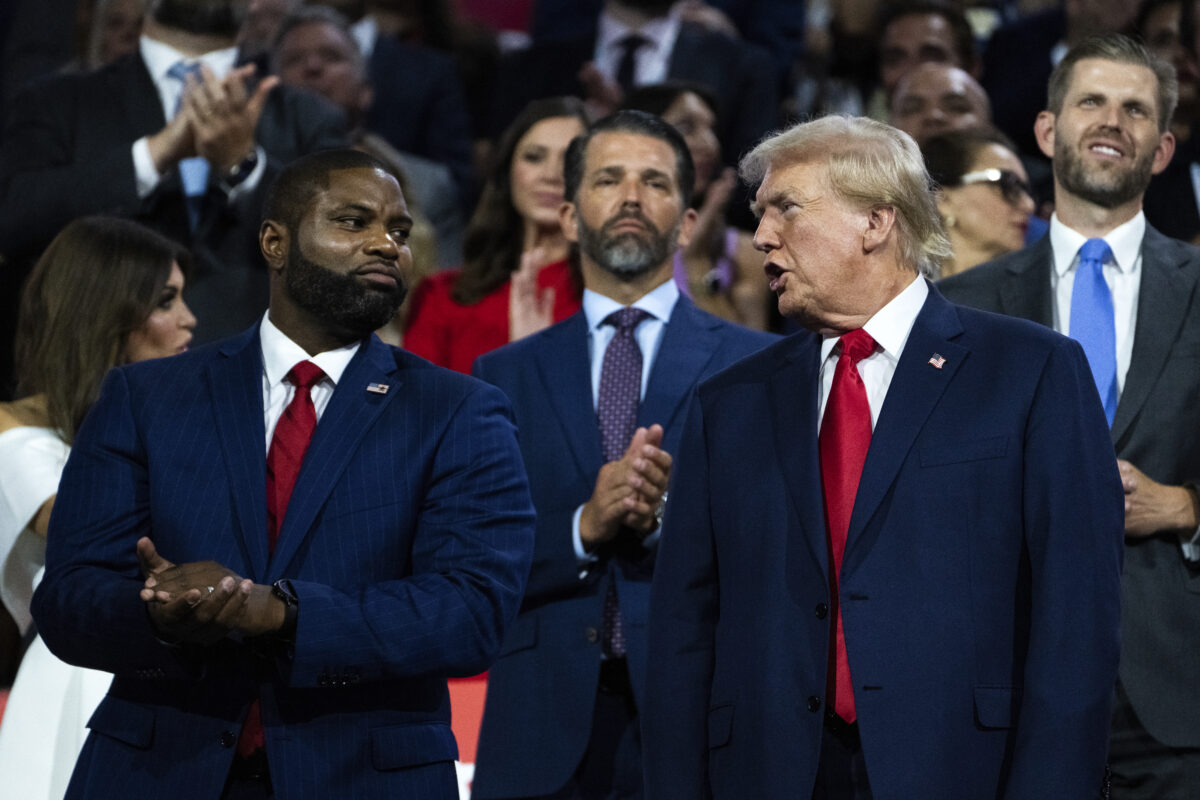 Donald Trump, Donald Trump Jr, Byron Donalds at RNC 2024