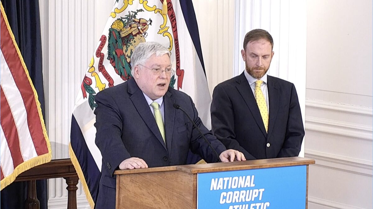 West Virginia Gov. Patrick Morrisey reacts to WVU snub in NCAA tournament