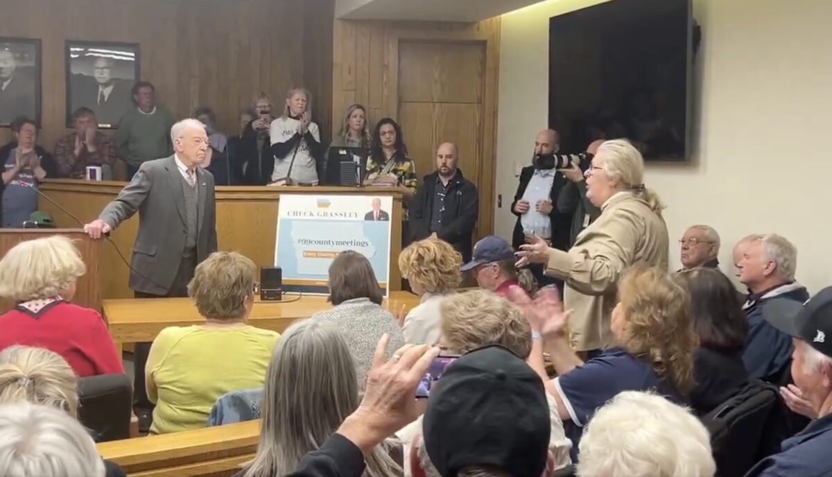 Chuck Grassley at town hall