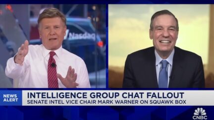 Joe Kernen, Mark Warner Clash on Signalgate
