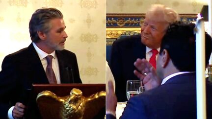 Trump Smiles As Pastor Tells Him 'God Assigned An Angel' To Save Him From Assassin