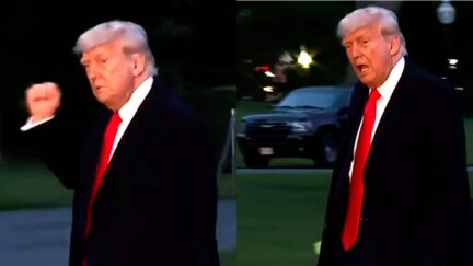 Trump Confronted By Reporter Screaming Questions After Crypto Gala