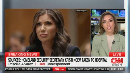 Kristi Noem taken to hospital