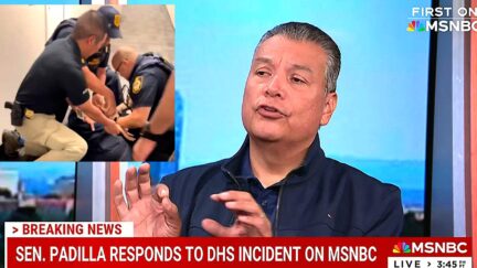 Padilla Tells MSNBC FBI 'Escorted' Him To Trump DHS Presser They Say He Crashed