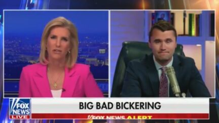Laura Ingraham and Charlie Kirk