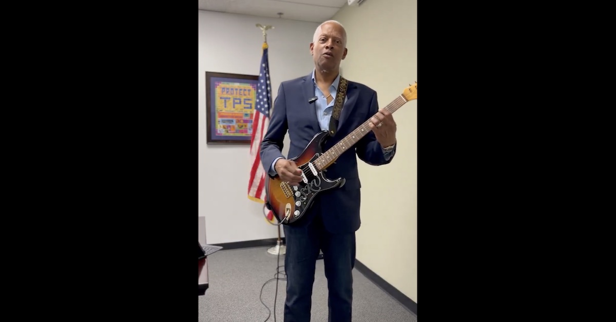 Hank Johnson Rocks Out in Anti-Trump 'Jam Session'