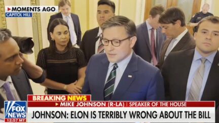Mike Johnson Responds To Elon Musk's Budget Bill Digs