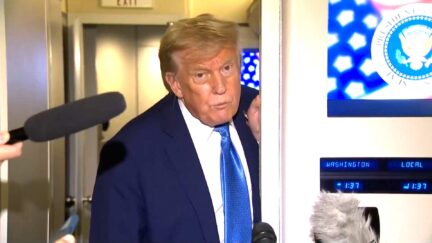 Trump Drops BOMB On AF1 — Says Epstein 'Took' Abuse Survivor Giuffre From Club