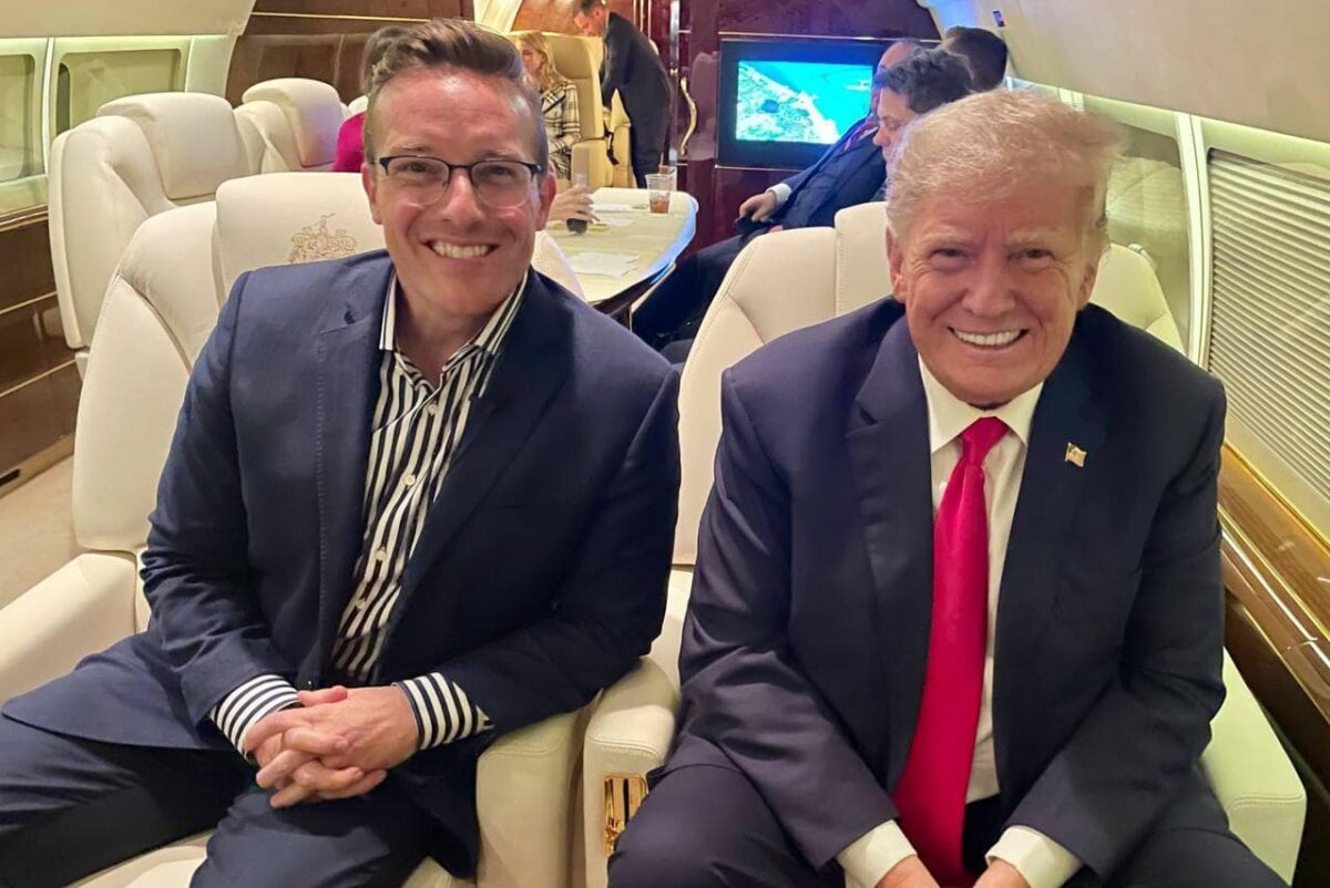 Benny Johnson and Donald Trump