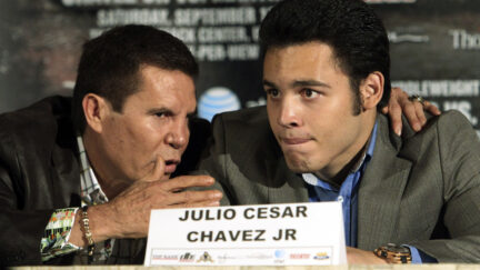 Julio Cesar Chavez and Julio Cesar Chavez Jr.